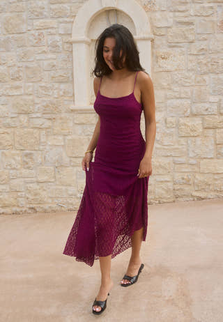 Slip Lace Ankle Dress