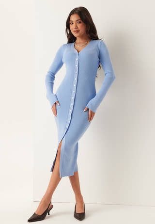 Knitted Cardigan Dress