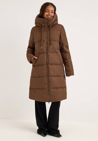 Jossan Cozy Down Jacket Brown