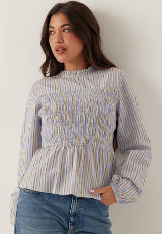 Smock Cotton Blouse