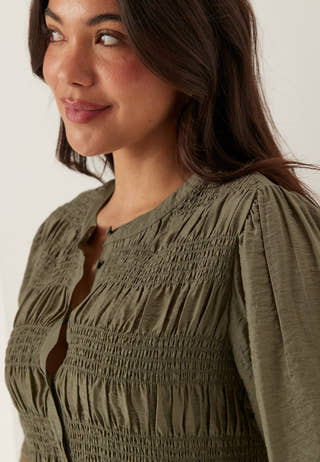 Smock Midi Dress