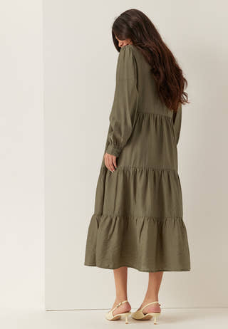 Smock Midi Dress