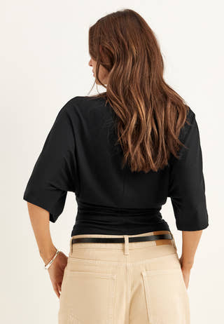 Wide Sleeve Fitted Tee