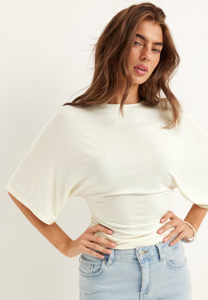 Wide Sleeve Fitted Tee