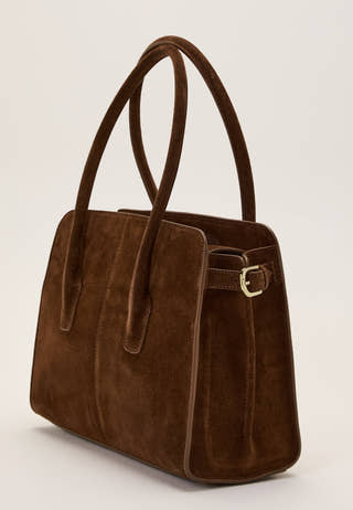Loretto Suede Handbag