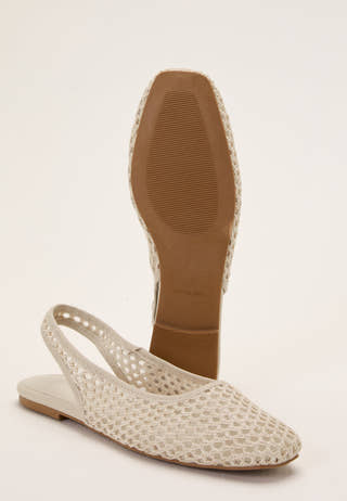 Onlakira-7 Woven Slingback Ballerina