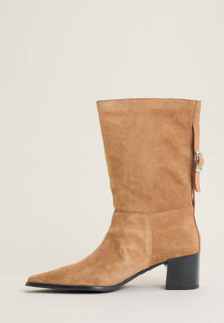 Giselle Suede Boot Brown