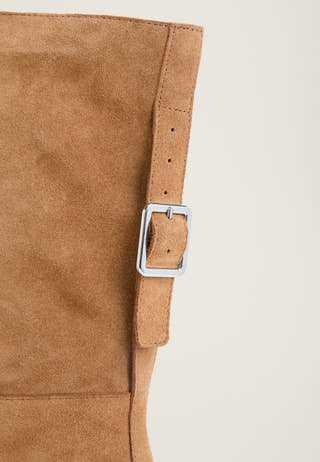 Giselle Suede Boot Brown