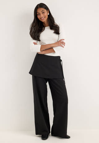 Vminga Mw Skirt Pants Black