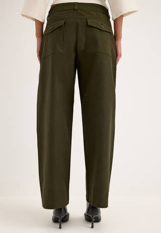 Onlclair Mw Barrel Pant Green