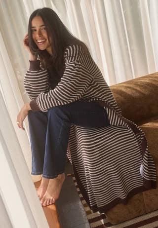 Knitted Maxi Cardigan