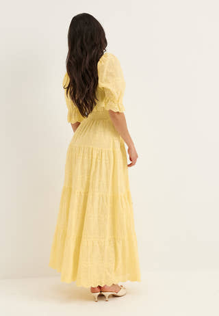 Broderie Anglaise Maxi Dress