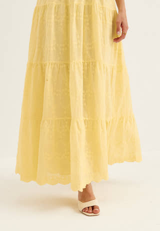 Broderie Anglaise Maxi Dress