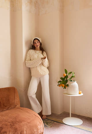 Cable Knitted Sweater