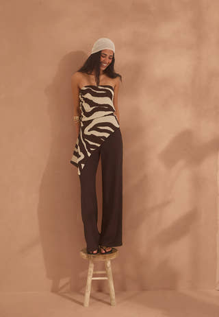 Structure Wide Trousers