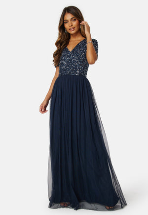 Short Sleeve Sequin Dress