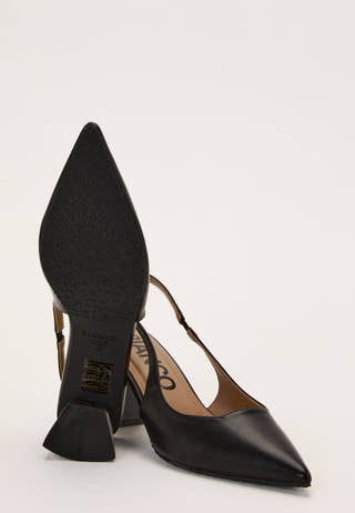 Biamaralyn Slingback Smooth Faux Leather
