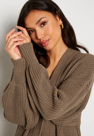 Edge To Edge Longline Cardigan