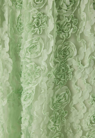 3D Flower Midi Skirt