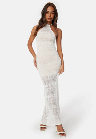 Fine Knitted Crochet Dress