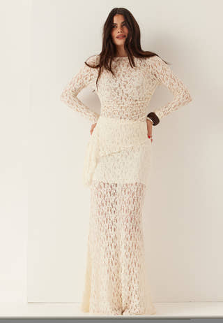 Asymmetric Lace Top