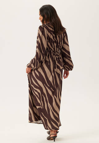 Balloon Sleeve Maxi Dress