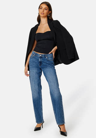 Low Waist Straight Jeans