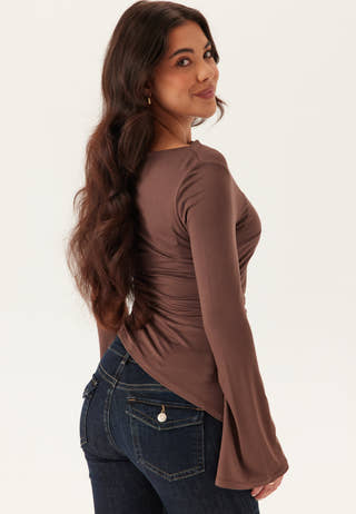 Boat Neck Asymmetric Top