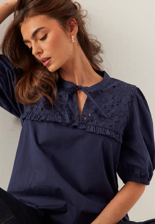 Broderie Anglaise Blouse