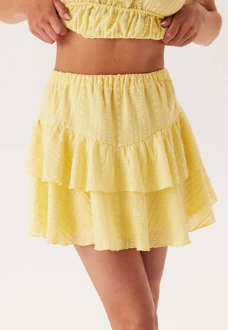 Broderie Anglaise Frill Skirt