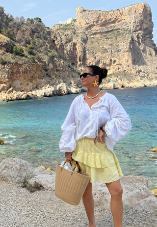 Broderie Anglaise Frill Skirt