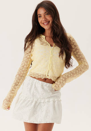 Button Lace Cardigan