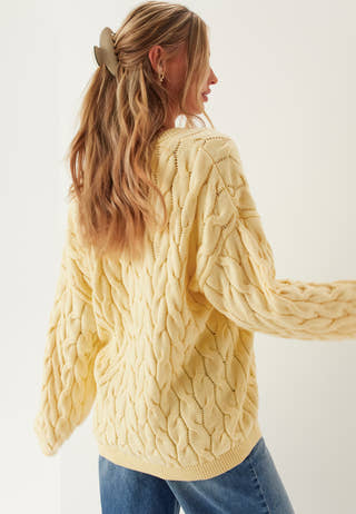 Cable Knit Cardigan