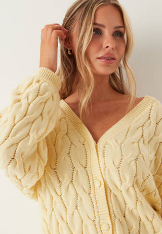 Cable Knit Cardigan
