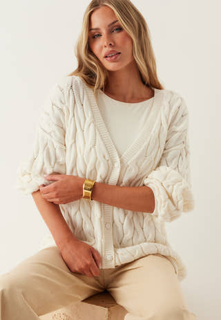 Cable Knit Cardigan