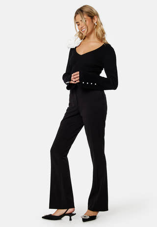 Carlie Pearl Button Top