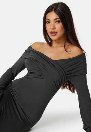 Off Shoulder Maxi Dress