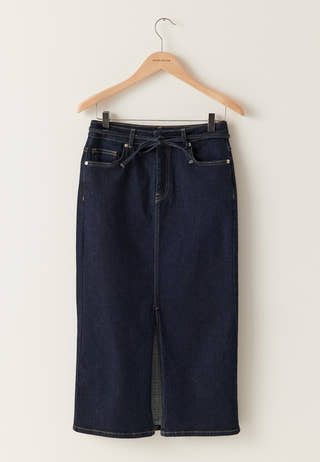 Denim Midi Skirt
