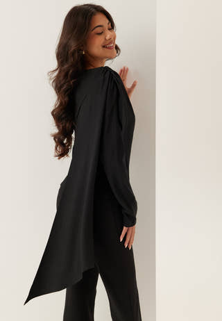 Draped Cape Blouse