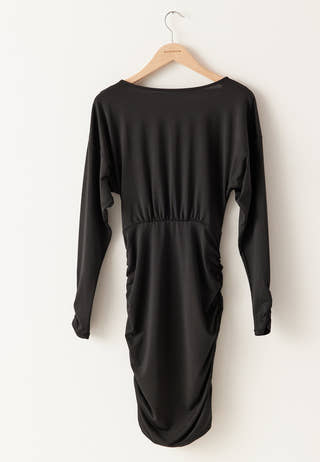Draped Mini Dress