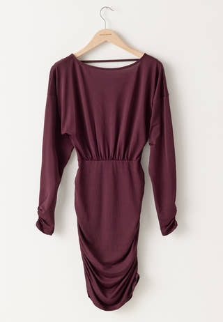 Draped Mini Dress