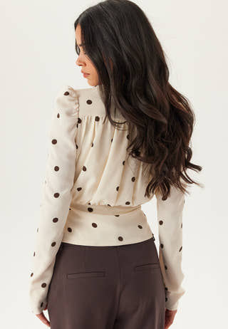 Drapy Button Blouse