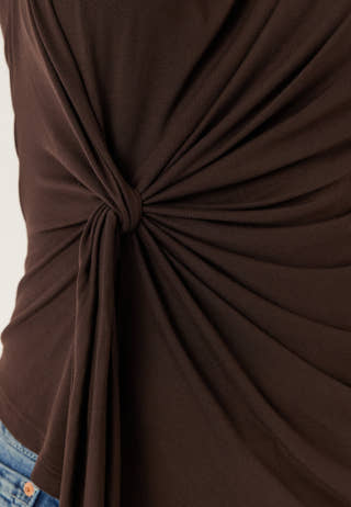 Drapy Knot Top