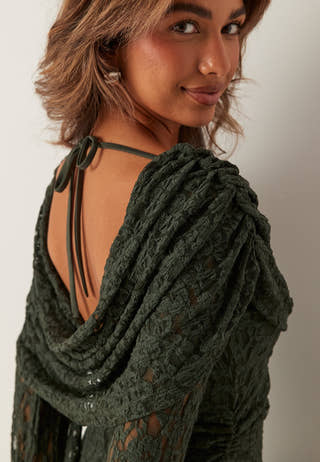 Drapy Lace Dress