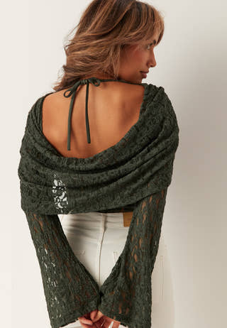 Drapy Lace Top