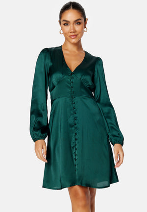 Elliana satin dress