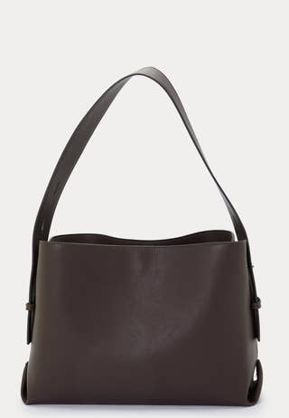 Faux Leather Tote Bag