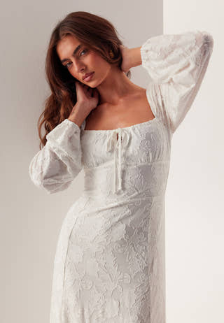 Floral Structure Dress