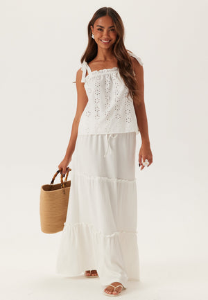 Flounce Maxi Skirt