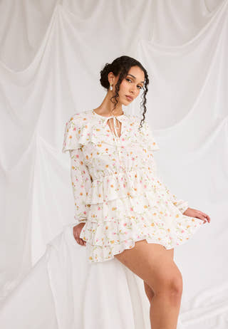 Flounce Short Skirt